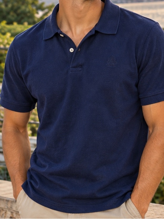 Express Other - NWOT Express Men's Deep Blue Polo Shirt